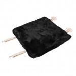 Lampa Comfort Max Sheepskin Μαξιλαράκι Καθίσματος Γούνινο Μαύρο 45x45cm