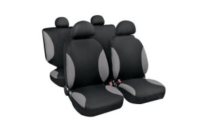 Lampa Καλυμματα Καθισματων Palinuro Set 4ΤΕΜ. ΜΑΥΡΟ/ΓΚΡΙ L54961