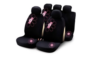 Σετ Καλύμματα Αυτοκινήτου 4τμχ Πολυεστερικό My Spring Flower Bottari
