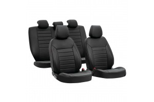 Σετ Καλύμματα Αυτοκινήτου Δερματίνη Luxury Leatherette Μαύρο Lampa