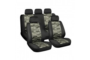 Σετ Καλύμματα Αυτοκινήτου 9τμχ Πολυεστερικό Camo Air-Force Lampa