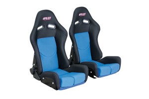 Lampa Καθισματα RACE-PRO ΜΠΛΕ/ΜΑΥΡΟ L55968