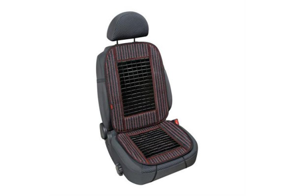 Lampa Πλατοκάθισμα Shiatsu Κόκκινο απο φυσική Ψάθα Και Κεντρικό Πλαίσιο απο Bamboo 1 τεμ. L54478
