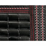 Lampa Πλατοκάθισμα Shiatsu Κόκκινο απο φυσική Ψάθα Και Κεντρικό Πλαίσιο απο Bamboo 1 τεμ. L54478