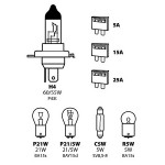 Lampa H4 Spare Lamps Kit Halogen 12V 8τμχ