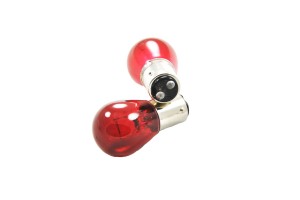 Λαμπάκι P21/5W 12V BAY15d Διπολικό Κόκκινο Standard Αλογόνου Κουτι 10ΤΕΜ.