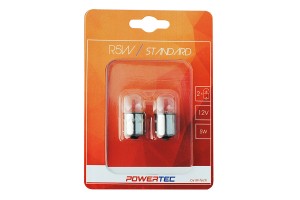 R5W 12V 5W BA15s (ΦΟΥΝΤΟΥΚΙ) Powertec Standard Αλογονου 2ΤΕΜ.