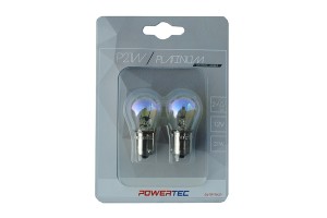 P21W 12V 21W BA15s Μονοπολικο Rainbow Powerteck Platinum 2ΤΕΜ.