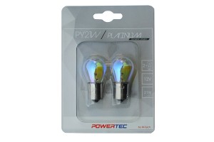 M-Tech PY21W Powertec Platinum Amber 12V 2τμχ Blister