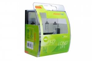 H7 12V 55W PX26d Powertec Long Life Αλογονου 2ΤΕΜ.