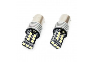 P21W 1156 12-24V 7.5W 6.000K 800lm Λαμπα Led Canbus 15SMD 2835 Amio -2 ΤΕΜ.