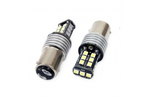 P21W 1156 12-24V 7.5W 6.000K 800lm Λαμπα Led Canbus 15SMD 2835 Amio -2 ΤΕΜ.
