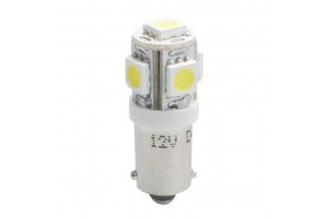 T4W 12V 1,2W BA9s (ΜΙΝΙΟΝ) Led 5xSMD5050 Λευκο 1ΤΕΜ. M-TECH