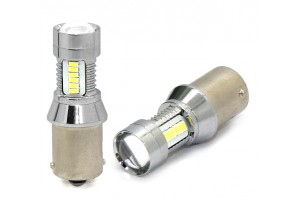 P21W 12V BA15s Led 21xSMD3014 Λευκο (ΜΟΝΟΠΟΛΙΚΟ) 1ΤΕΜ.