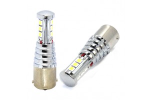 P21W 12V BA15s Led 9x3030chip Premium Lg Λευκο (ΜΟΝΟΠΟΛΙΚΟ) 1ΤΕΜ.