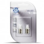 M-Tech T4W 8mm Minion Flux White 12V 2τμχ Blister M-Tech T4W 8mm Minion Flux White 12V 2τμχ Blister