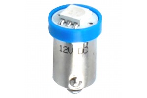 T4W 12V 0,24W BA9s (ΜΙΝΙΟΝ) Led 1xSMD5050 Μπλε Blister 2ΤΕΜ. M-TECH