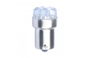 M-Tech R5W 9xFlux 5mm 12V Κόκκινο 2τμχ