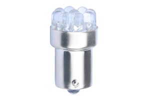 M-Tech R10W-BA15s 9 Flux 5mm Yellow 12V 2τμχ Blister