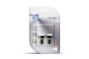 P21W 12V Ba15s 19xSMD2835 Led Osram Λευκο Blister 2ΤΕΜ. M-TECH