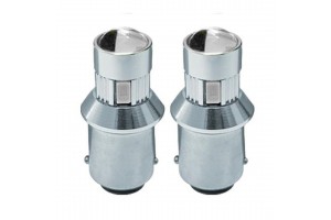 BAU15s 12V 6LED 100lm 2500K 2W 12V Μονοπολικο Παρακεντρο CAN-BUS Πορτοκαλι 2ΤΕΜ.