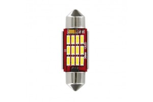 Lampa C5W-C10W Mega-Led Hi-Power 12 White 10V / 30V 1τμχ