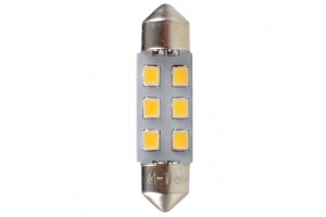 Λαμπακια Πλαφονιερας C5W 12V SV8.5 36mm 0,5W 6xSMD2835 Led Osram Λευκοblister 2ΤΕΜ. M-TECH