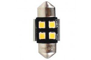 Λαμπακια Πλαφονιερας C5W/C10W 12V SV8.5 0,5W 31mm 4xSMD2835 Led Osram CAN-BUS Λευκο 2ΤΕΜ. M-TECH