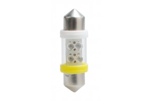 M-Tech C5W/C10W Festoon 4 Flux Yellow 12V 1τμχ
