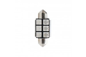 M-Tech C5W/C10W Can Bus Festoon Premium 5 SMD 5050 White 12V 1τμχ