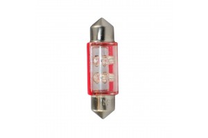 M-Tech C5W Festoon 4 Flux Red 12V 2τμχ