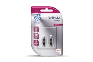 C5W SV8.5 Canbus 12V 3,2W 420lm 36mm 2xHP Led Osram Opto Λευκο Blister 2ΤΕΜ.