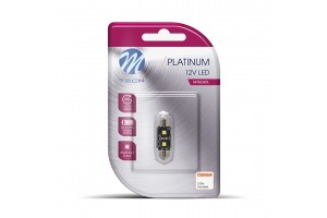 Λαμπακια Πλαφονιερας C5W 12V SV8.5 3,2W 420lm 41mm 2xHP Led Osram Λευκο Blister 1ΤΕΜ. M-TECH