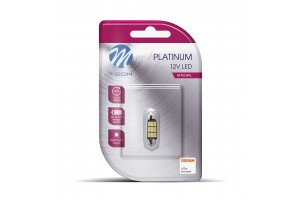 Λαμπακια Πλαφονιερας C5W 12V SV8.5 3,2W 450lm 42mm 9x5630SMD Led Osram Λευκο 1ΤΕΜ. M-TECH