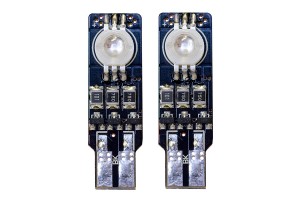 Simoni Racing T10 7 Color RGB Led Canbus Strobe 12V 2τμχ