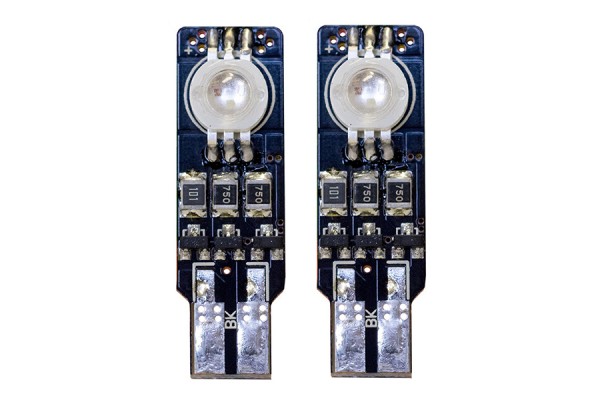 Simoni Racing T10 7 Color RGB Led Canbus Strobe 12V 2τμχ