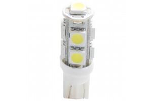 T10 W5W 12V W2,1x9,5d Led 9xSMD5050 Λευκο (ΚΑΡΦΩΤΟ ΑΚΑΛΥΚΟ) 1ΤΕΜ. M-TECH