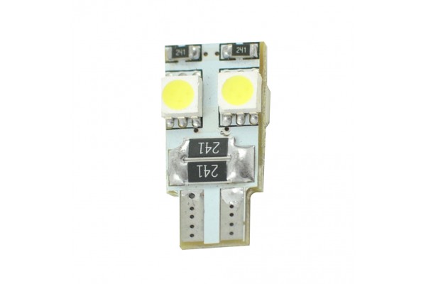 T10 W5W 12V W2,1x9,5d Led 18xSMD5050 Λευκο (ΚΑΡΦΩΤΟ CAN-BUS) 1ΤΕΜ. M-TECH