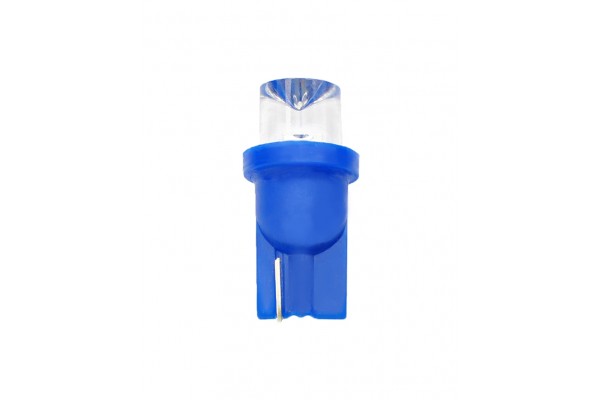 W5W 24V T10 W1,2x9,5d Led 1xFlux 8mm Μπλε Διαθλαση (ΚΑΡΦΩΤΟ ΑΚΑΛΥΚΟ) 1ΤΕΜ. M-TECH