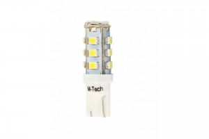 10 ampoules LED bleu T10 W5W 12V 0.5W