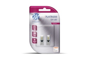 W5W W2.1x9.5d 12V 2W 240lm 20xSMD3014 Led Osram Opto Λευκο Blister 2ΤΕΜ.