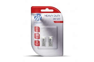 M-Tech T10 1 HP Led White 24V 2τμχ