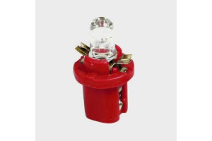 Lampa B8.5D Cockpit Colour Lamp Led Red 12V 2τμχ