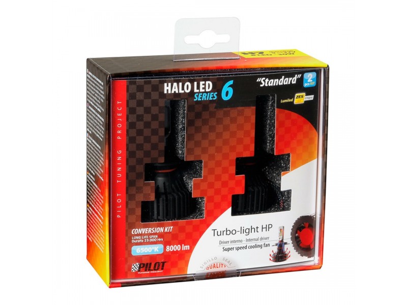 Pilot 57792 Lampadine LED Halo Serie 5 Blaster H7 20W PX26d - Confezione Da 2