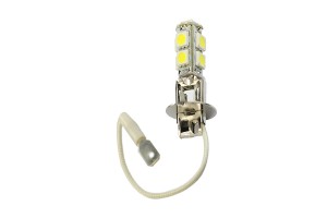 H3 12V PK22s 2,16W Led 9xSMD5050 Premium Λευκο 1ΤΕΜ.