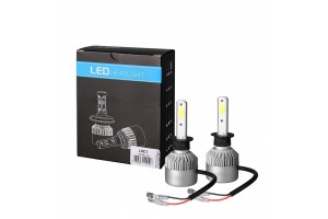 H1 Led Set C6 9-32V 6.500K 10.000lm 4 X 10W Λαμπα Με Cob Epistar 1021 Led Και Ανεμιστηρακι M-TECH - 2 ΤΕΜ.