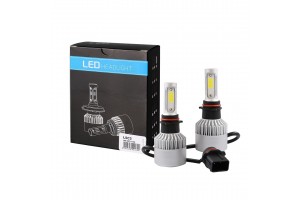 ΛΑΜΠΕΣ LED H7 9>32V PX26d 6.500K 10.000lm 4x10W COB LED EPISTAR 1021 C6 KIT ΜΕ ΑΝΕΜΙΣΤΗΡΑΚΙ (2 ΤΕΜ)
