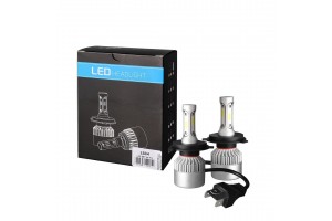 H4 Led Set C6 9-32V 6.500K 10.000lm 4 X 10W Λαμπα Με Cob Epistar 1021 Led Και Ανεμιστηρακι M-TECH - 2 ΤΕΜ.