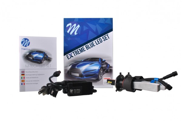 H4 9/36V 6.500K 5000lm Osram Extreme Blue Led Kit Set (ΜΕ Ψυκτρα ΛΕΠΙΔΕΣ-ΦΤΕΡΟΥ) 2ΤΕΜ. M-TECH