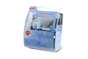 H1 12V 55W 3.450K P14.5 Powerteck Superwhite 2ΤΕΜ.